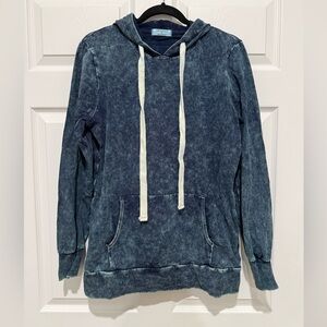 Zenana Outfitters Denim Blue Hoodie